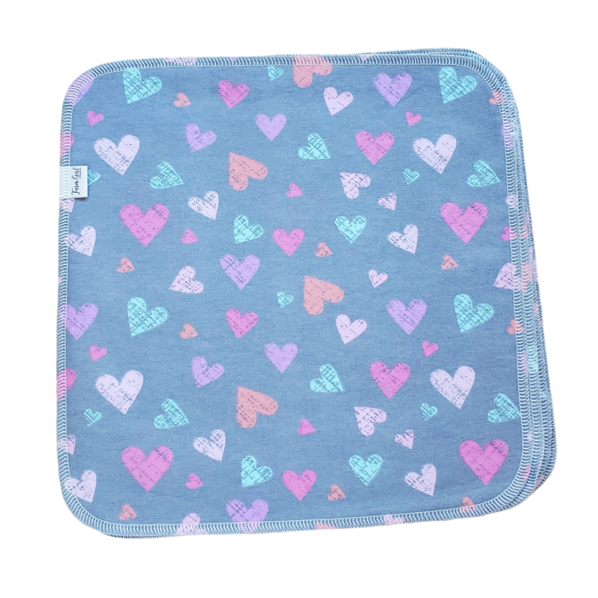 Paperless Reusable Towels | Sketched Hearts
