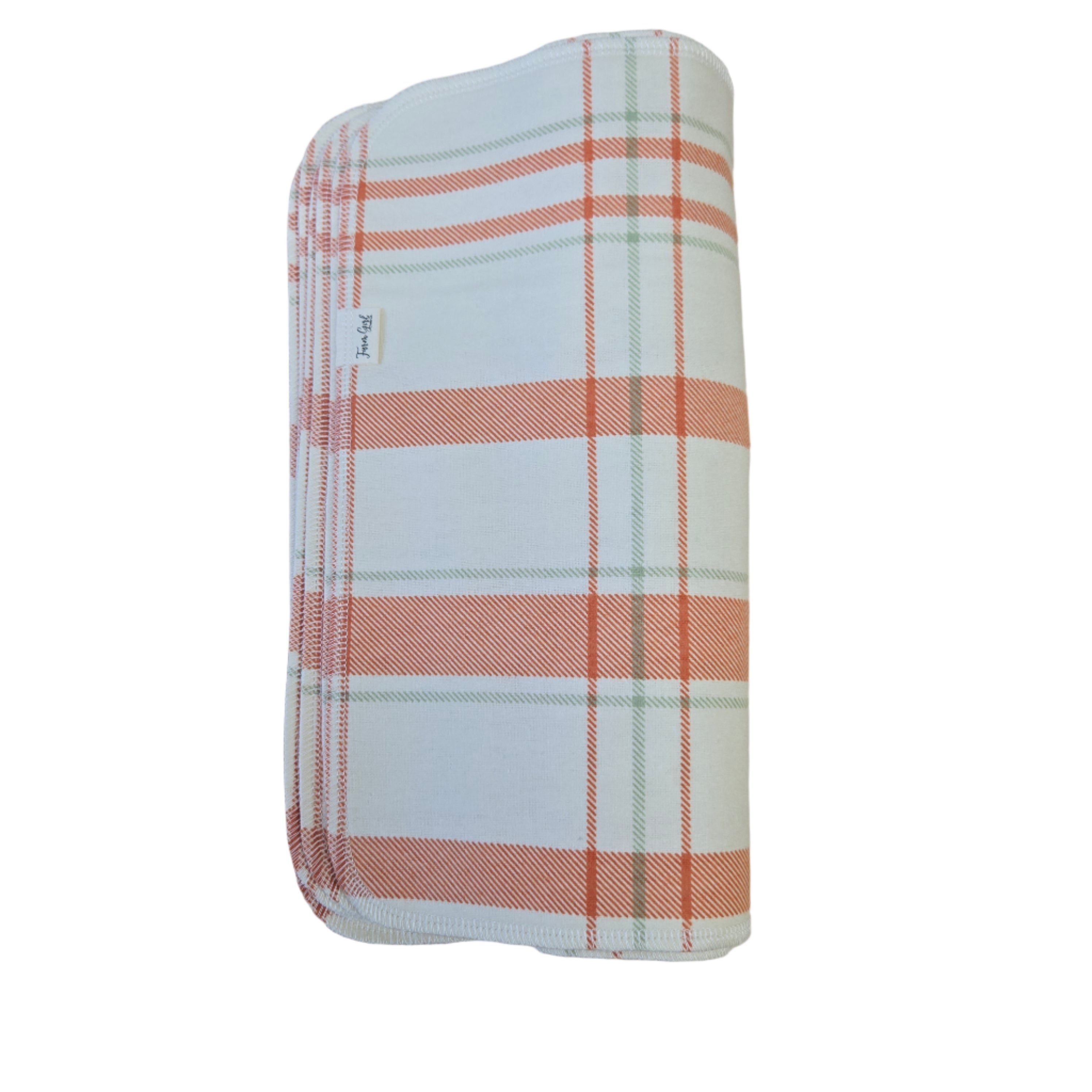 Paperless Reusable Towels | Rust Plaid