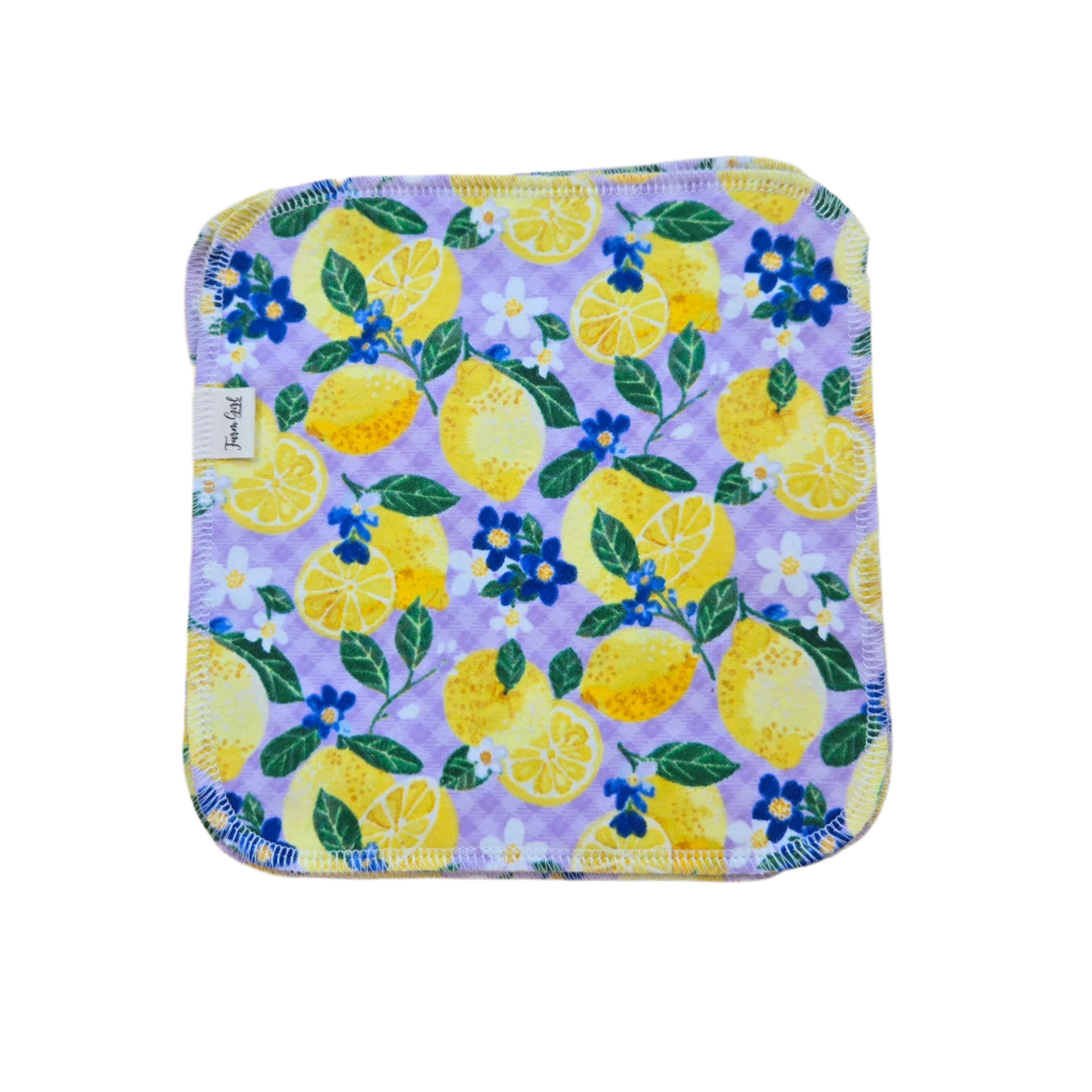 Cloth Napkins | Lemons and Lavender Gingham